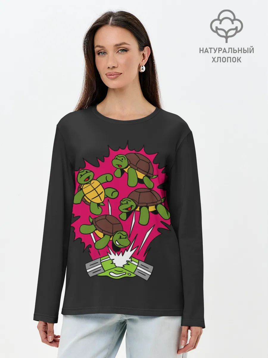 Лонгслив женский. Хлопок / Зарождение легенды