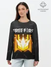 Лонгслив женский. Хлопок / Free Fire | Фри фаер
