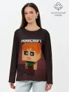 Лонгслив женский. Хлопок / MINECRAFT | МАЙНКРАФТ
