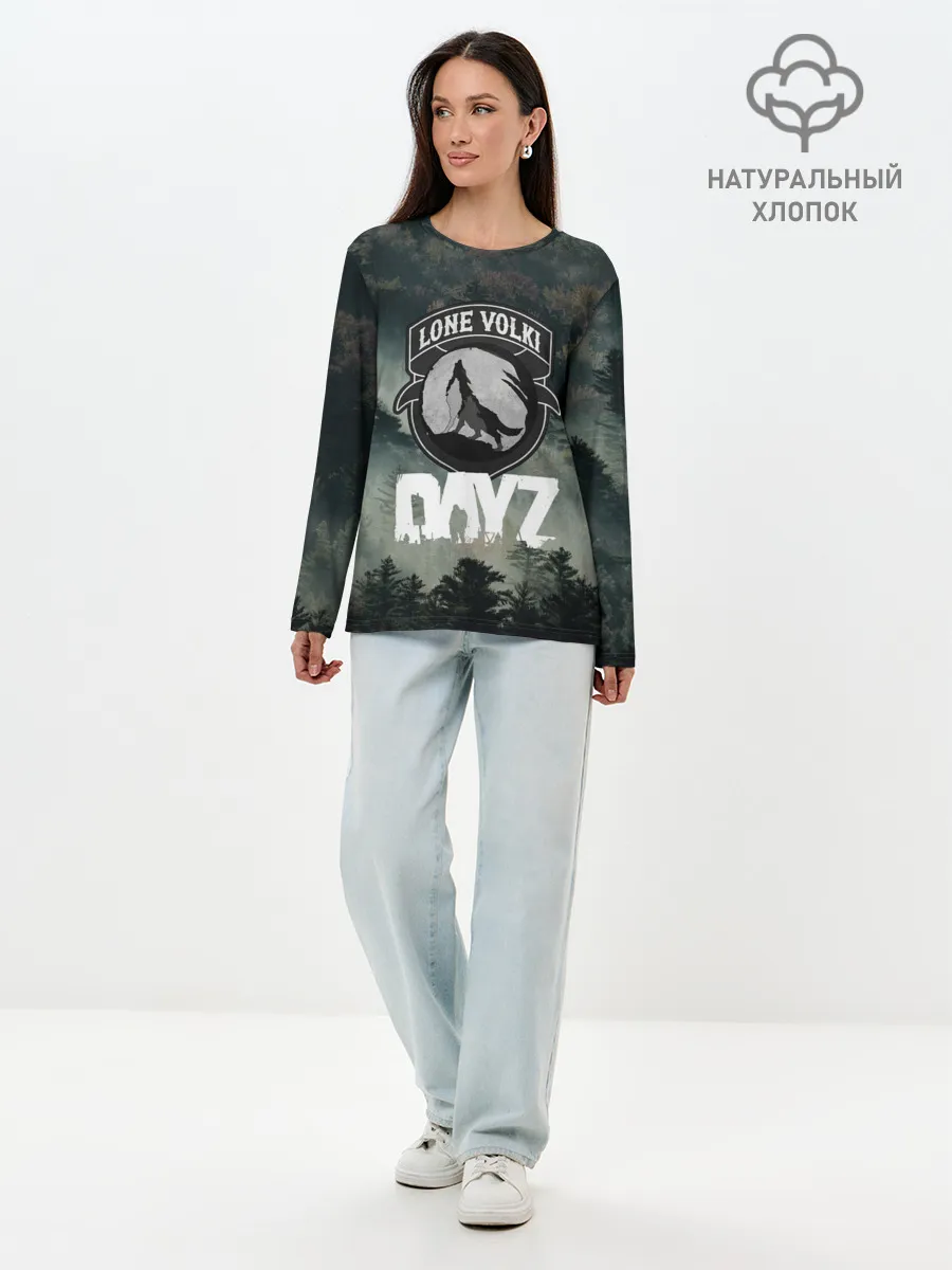 Лонгслив женский. Хлопок / LONE VOLKI | DAYZ