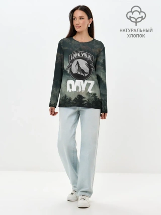 Лонгслив женский. Хлопок / LONE VOLKI | DAYZ