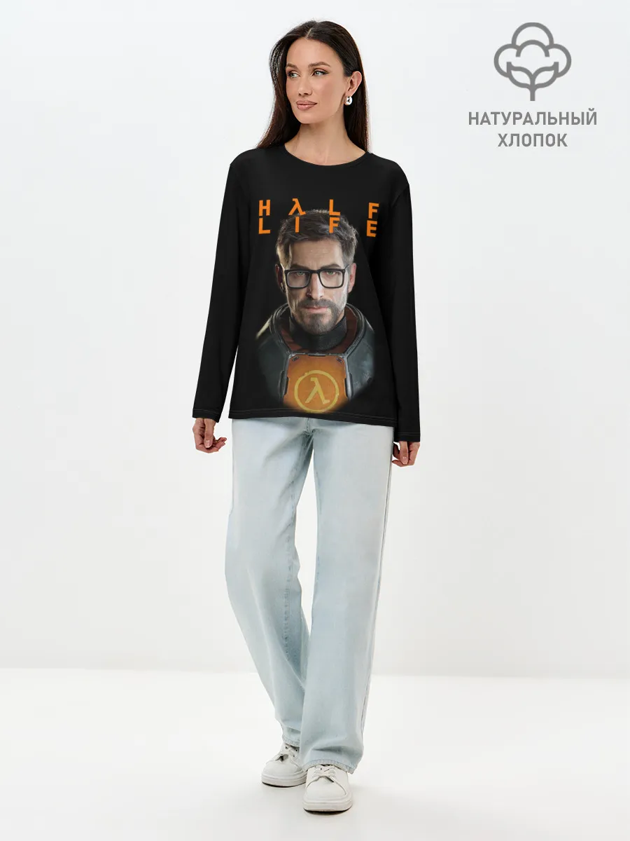 Лонгслив женский. Хлопок / HALF-LIFE | FREEMAN | ФРИМАН