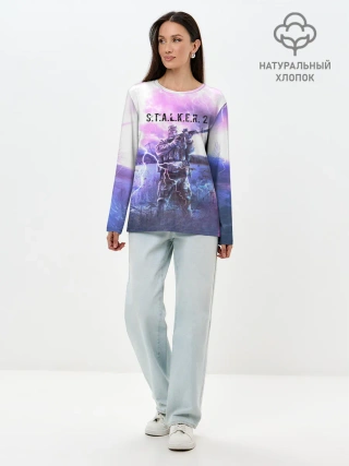 Лонгслив женский. Хлопок / S.T.A.L.K.E.R. 2 | С.Т.А.Л.К.Е.Р. 2