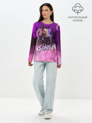 Лонгслив женский. Хлопок / Genshin Impact | Геншин Импакт