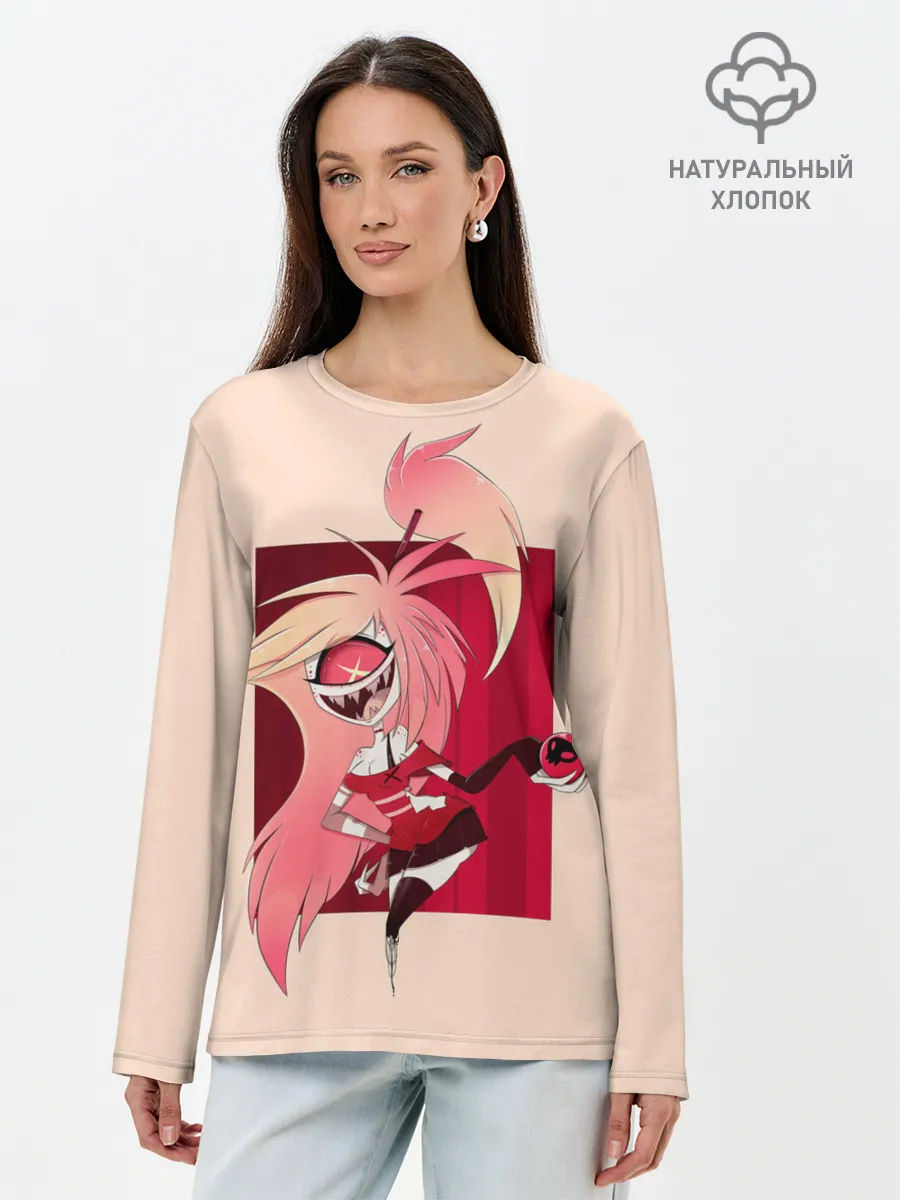 Лонгслив женский. Хлопок / Милаха Черри