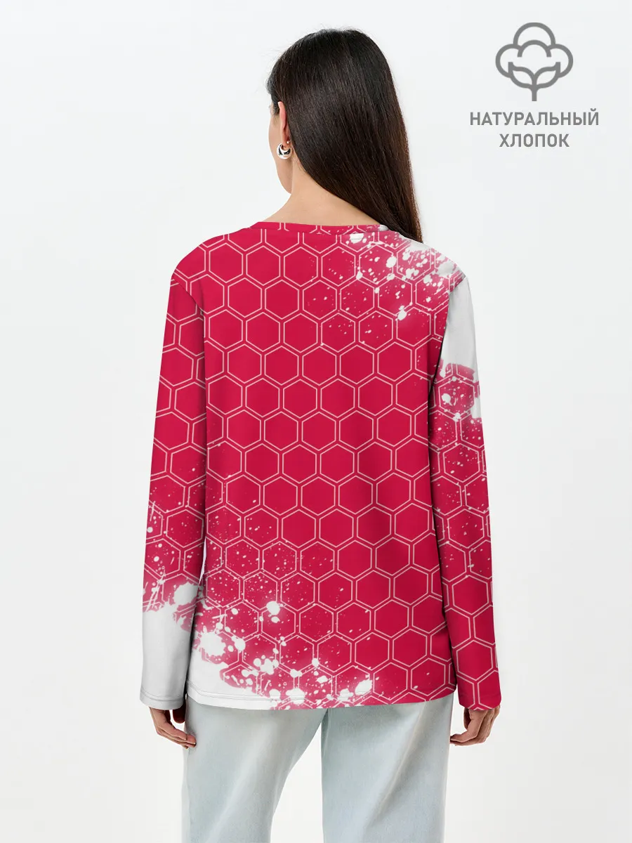 Лонгслив женский. Хлопок / Fiat - Racing