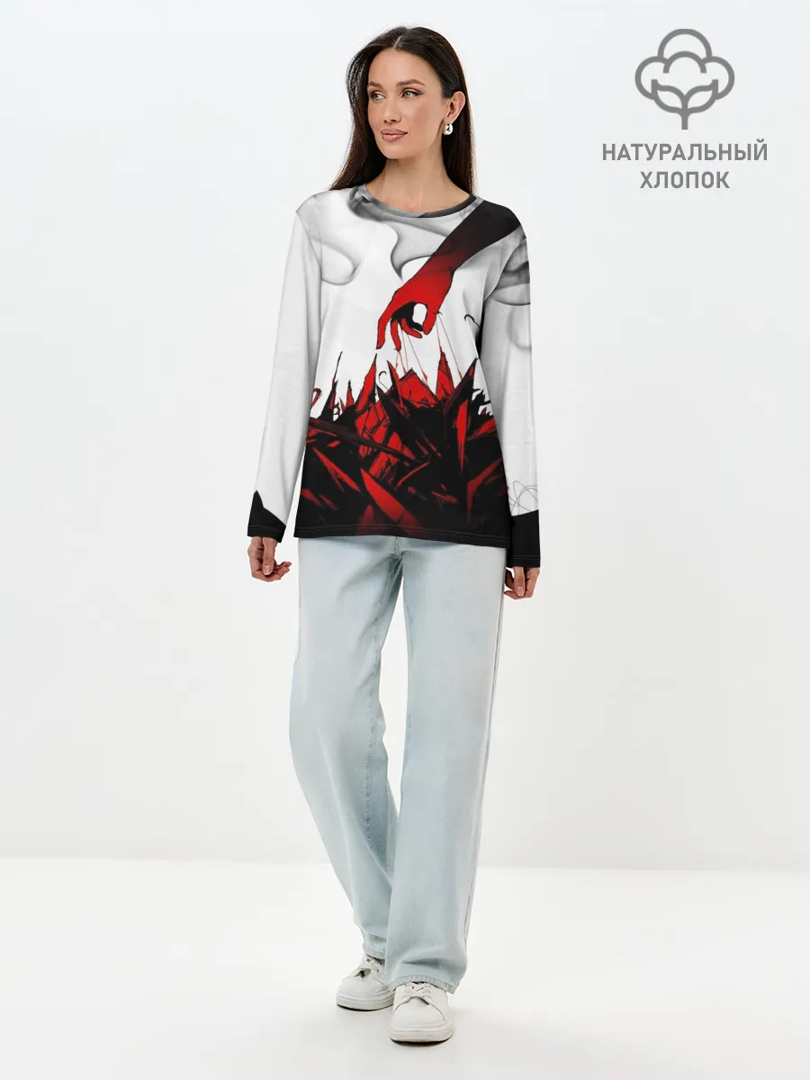 Лонгслив женский. Хлопок / SCP 162