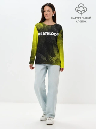 Лонгслив женский. Хлопок / Deathloop - Hyperbeast