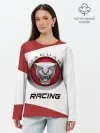 Лонгслив женский. Хлопок / Ягуар - Racing