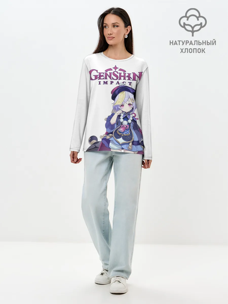 Лонгслив женский. Хлопок / ЦИ ЦИ | ГЕНШИН