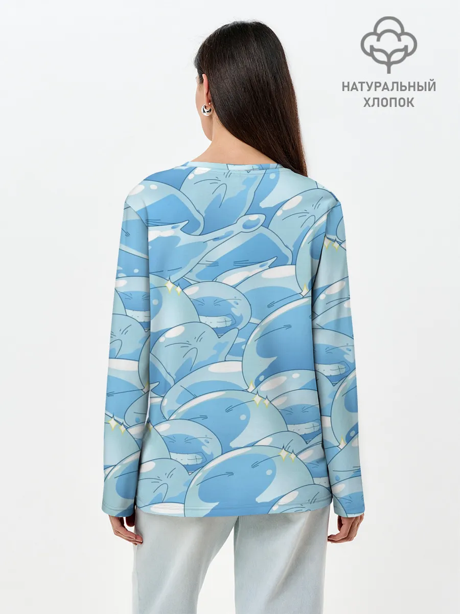 Лонгслив женский. Хлопок / О МОЕМ ПЕРЕРОЖДЕНИЕ В СЛИЗЬ