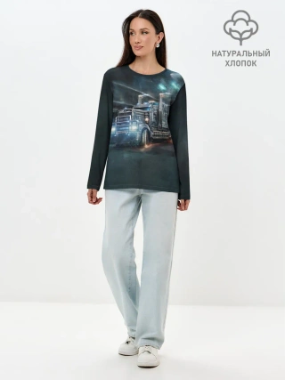 Лонгслив женский. Хлопок / Neo truck