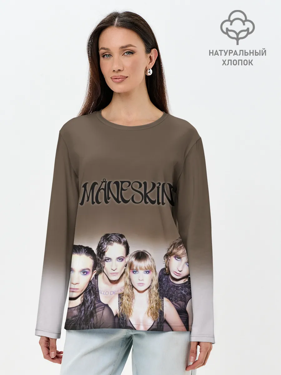 Лонгслив женский. Хлопок / Maneskin