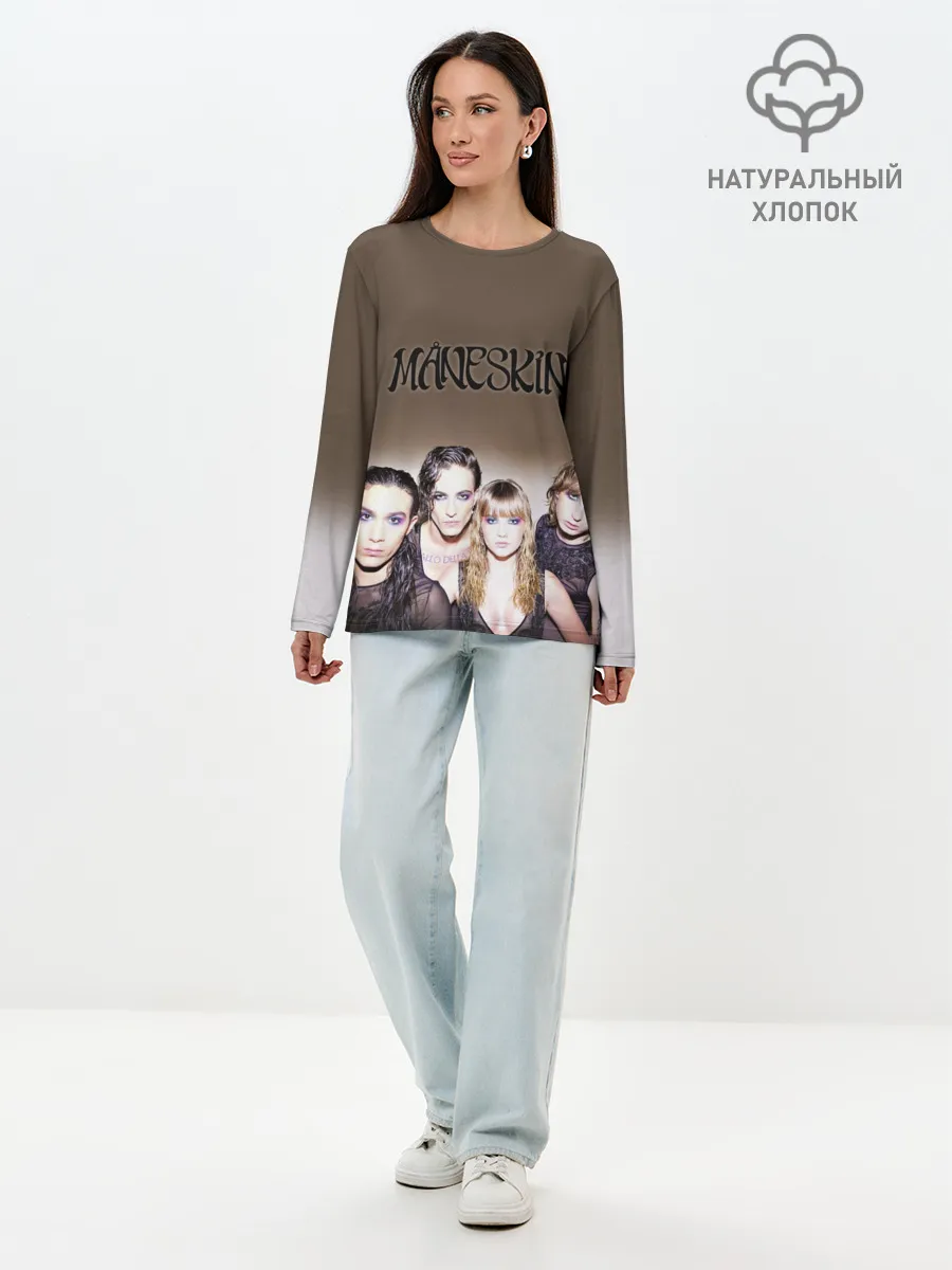 Лонгслив женский. Хлопок / Maneskin