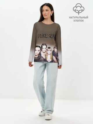 Лонгслив женский. Хлопок / Maneskin