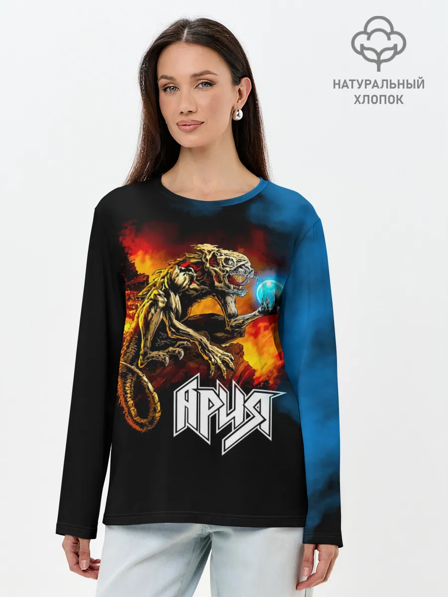 Лонгслив женский. Хлопок / Ария - Химера