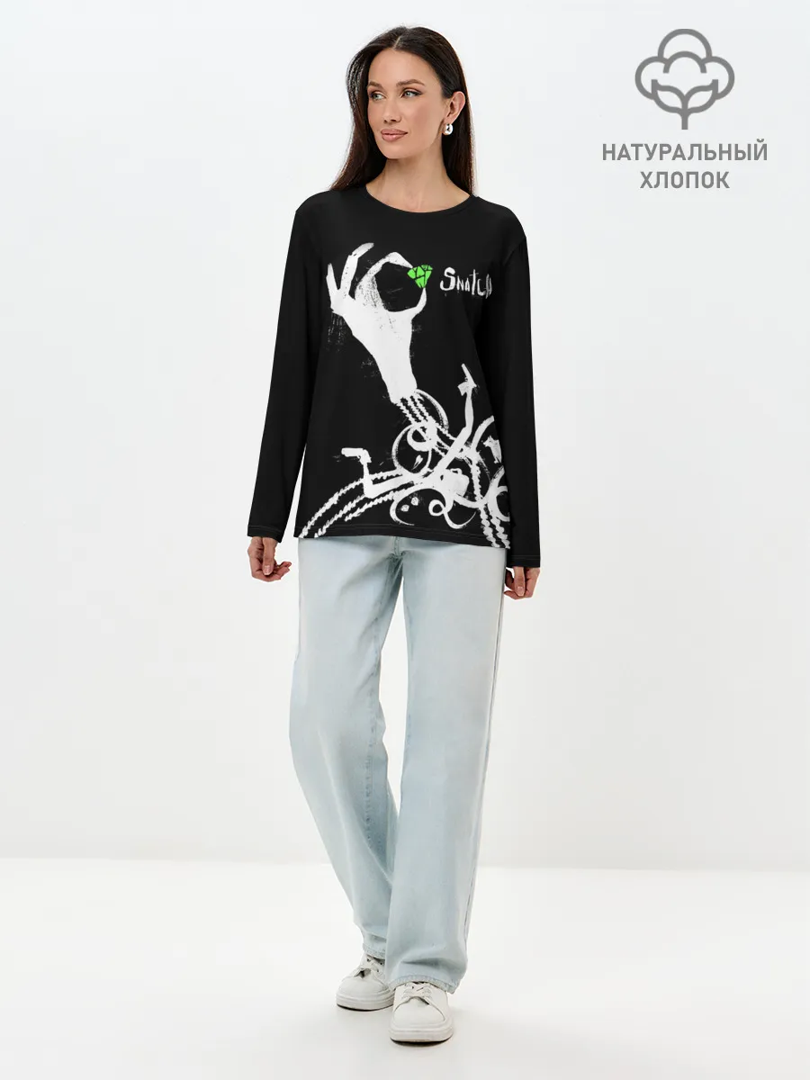 Лонгслив женский. Хлопок / Snatch
