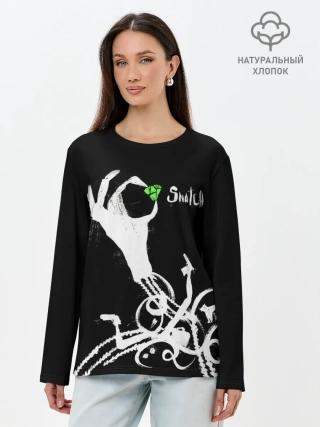 Лонгслив женский. Хлопок / Snatch