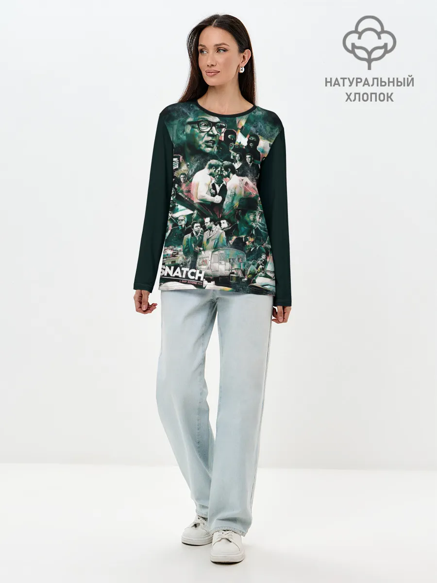 Лонгслив женский. Хлопок / Большой куш