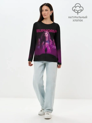 Лонгслив женский. Хлопок / Euphoria team