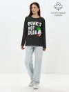 Лонгслив женский. Хлопок / Веселый панк