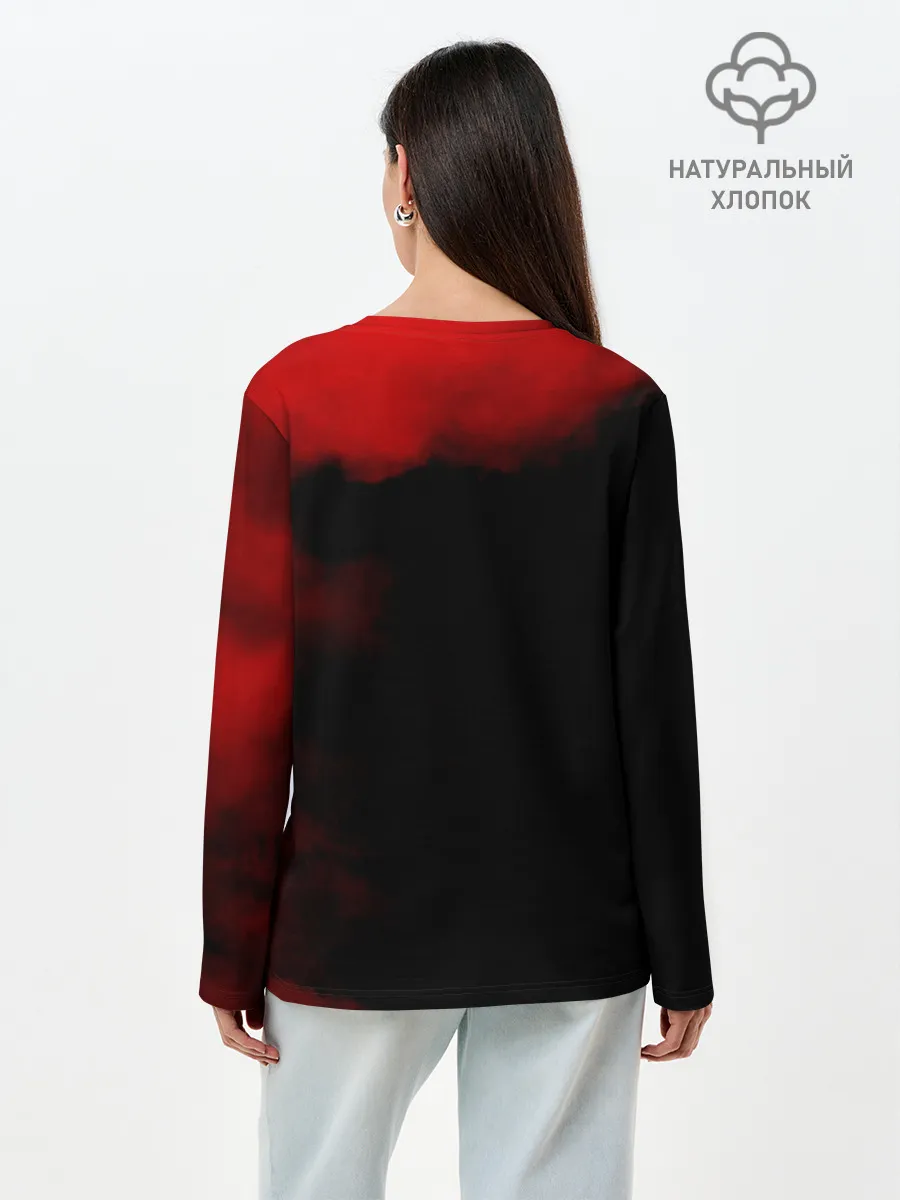 Лонгслив женский. Хлопок / Группа Кукрыниксы