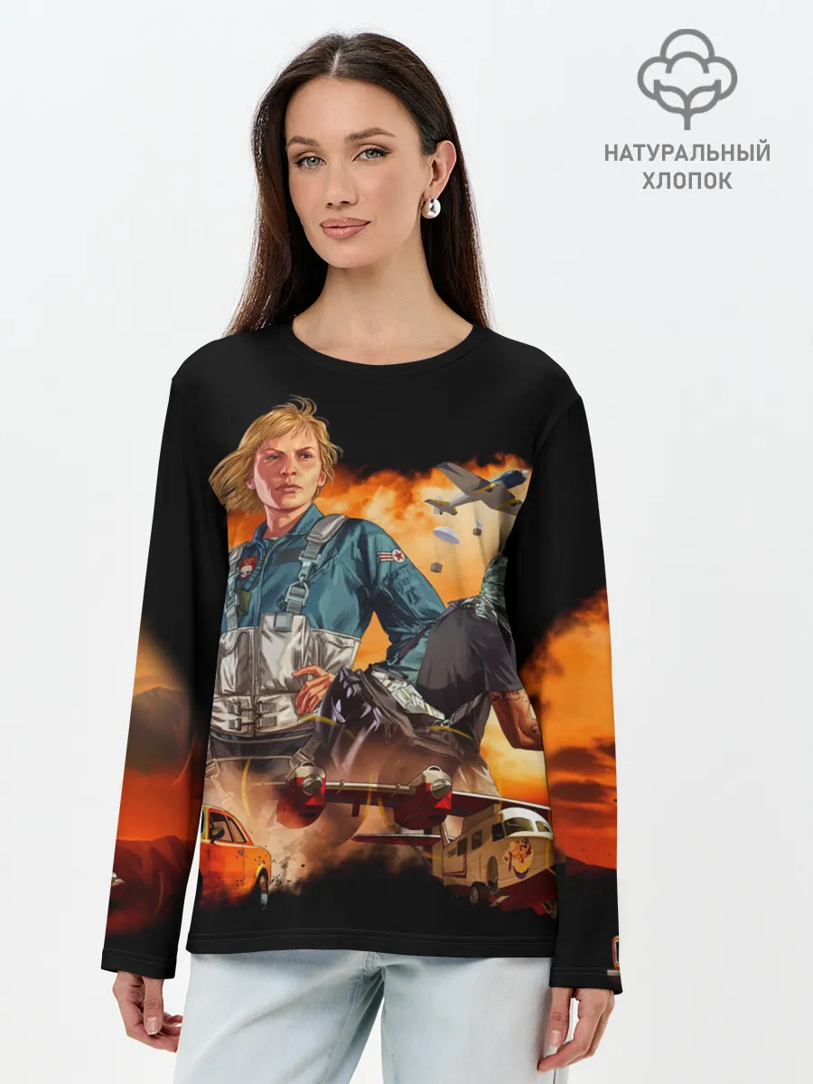Лонгслив женский. Хлопок / GTA Online