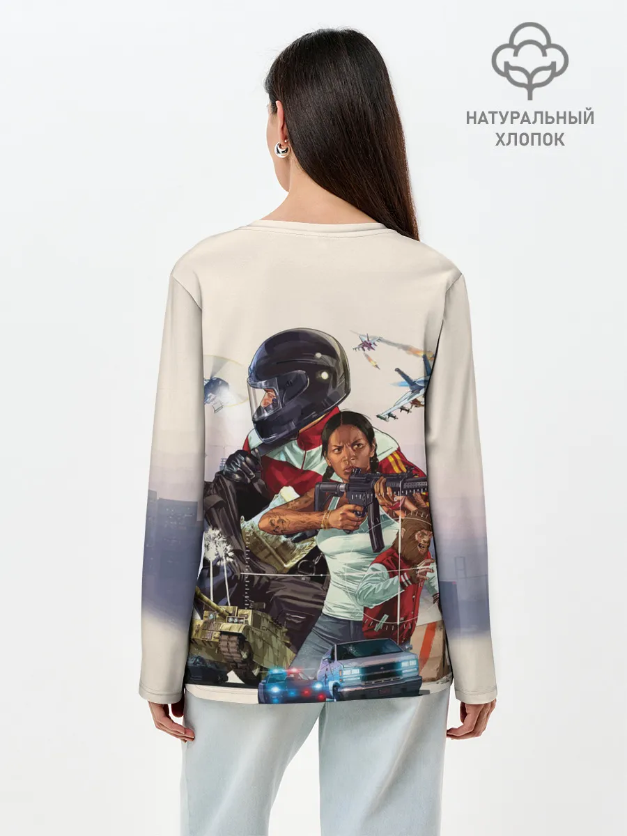 Лонгслив женский. Хлопок / Grand Theft Auto V