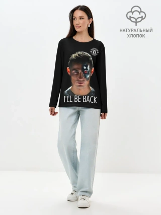 Лонгслив женский. Хлопок / ВОЗВРАЩЕНИЕ КРИШТИАНУ