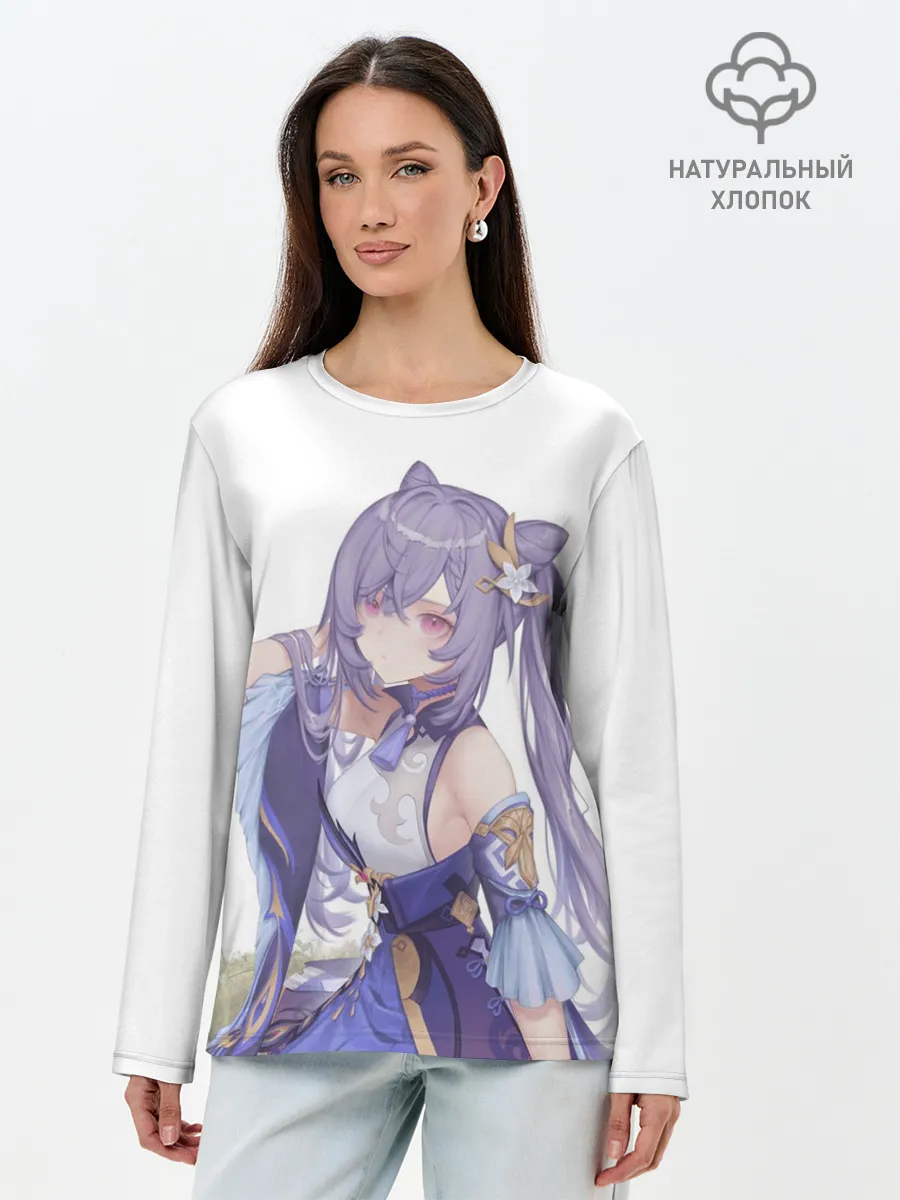 Лонгслив женский. Хлопок / КЭ ЦИН | GENSHIN IMPACT