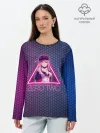 Лонгслив женский. Хлопок / Zero Two в треугольнике