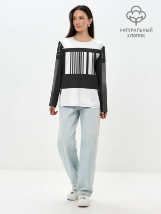 Лонгслив женский. Хлопок / MonaLiza