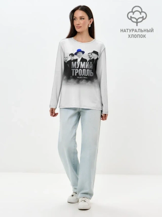 Лонгслив женский. Хлопок / Мумий Тролль | Mumiy Troll
