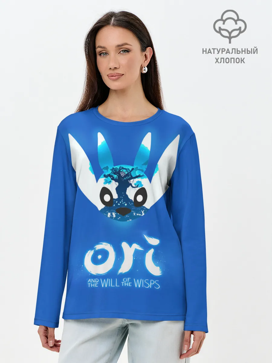 Лонгслив женский. Хлопок / Ori and the Will of the Wisps