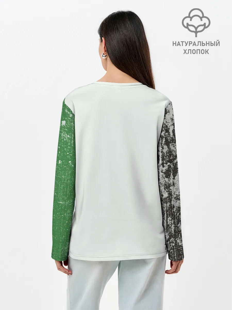 Лонгслив женский. Хлопок / Хяккимару и Такебо | Дороро