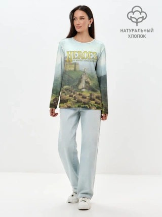 Лонгслив женский. Хлопок / Оплот | Heroes of Might and Magic 3