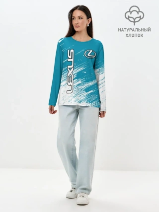 Лонгслив женский. Хлопок / Лексус / Lexus