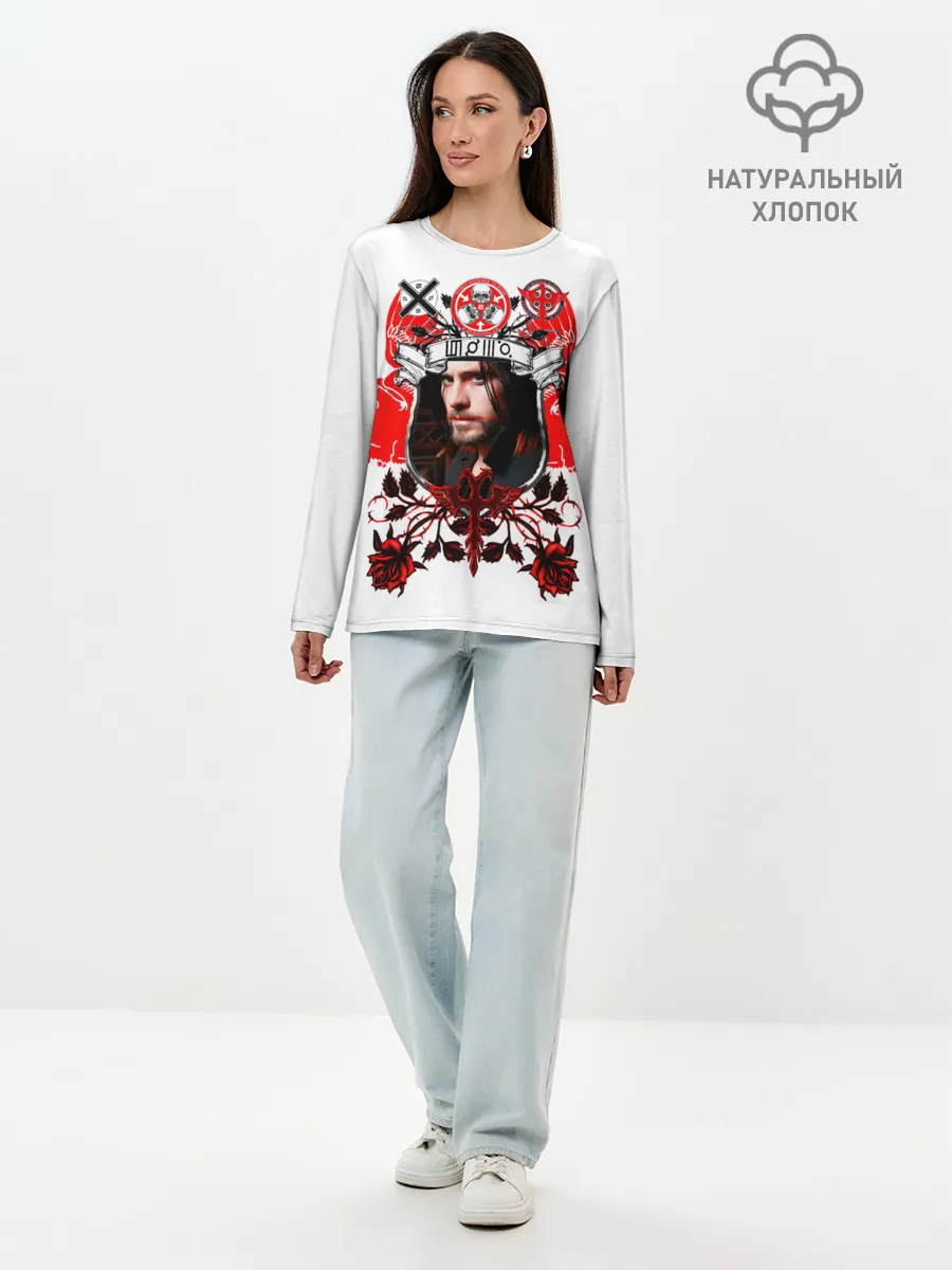 Лонгслив женский. Хлопок / Thirty Seconds to Mars Джаред Лето