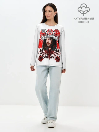 Лонгслив женский. Хлопок / Thirty Seconds to Mars Джаред Лето