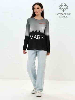 Лонгслив женский. Хлопок / Thirty Seconds to Mars - Edge of the Earth