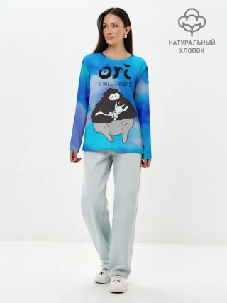 Лонгслив женский. Хлопок / Ori and the Will of the Wisps