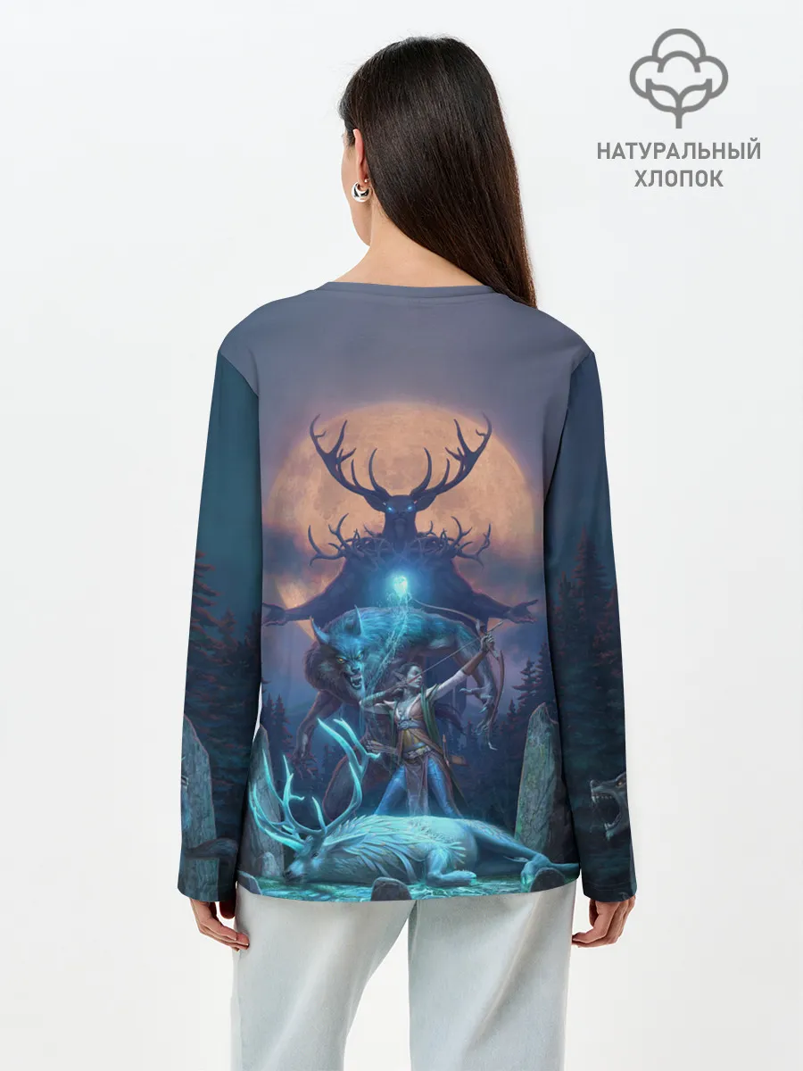 Лонгслив женский. Хлопок / The Elder Scrolls