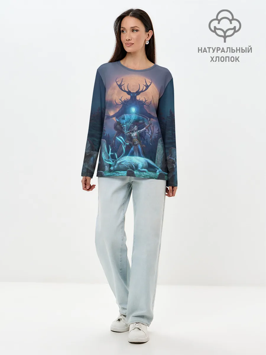 Лонгслив женский. Хлопок / The Elder Scrolls