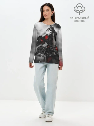 Лонгслив женский. Хлопок / Sekiro shadows die twice