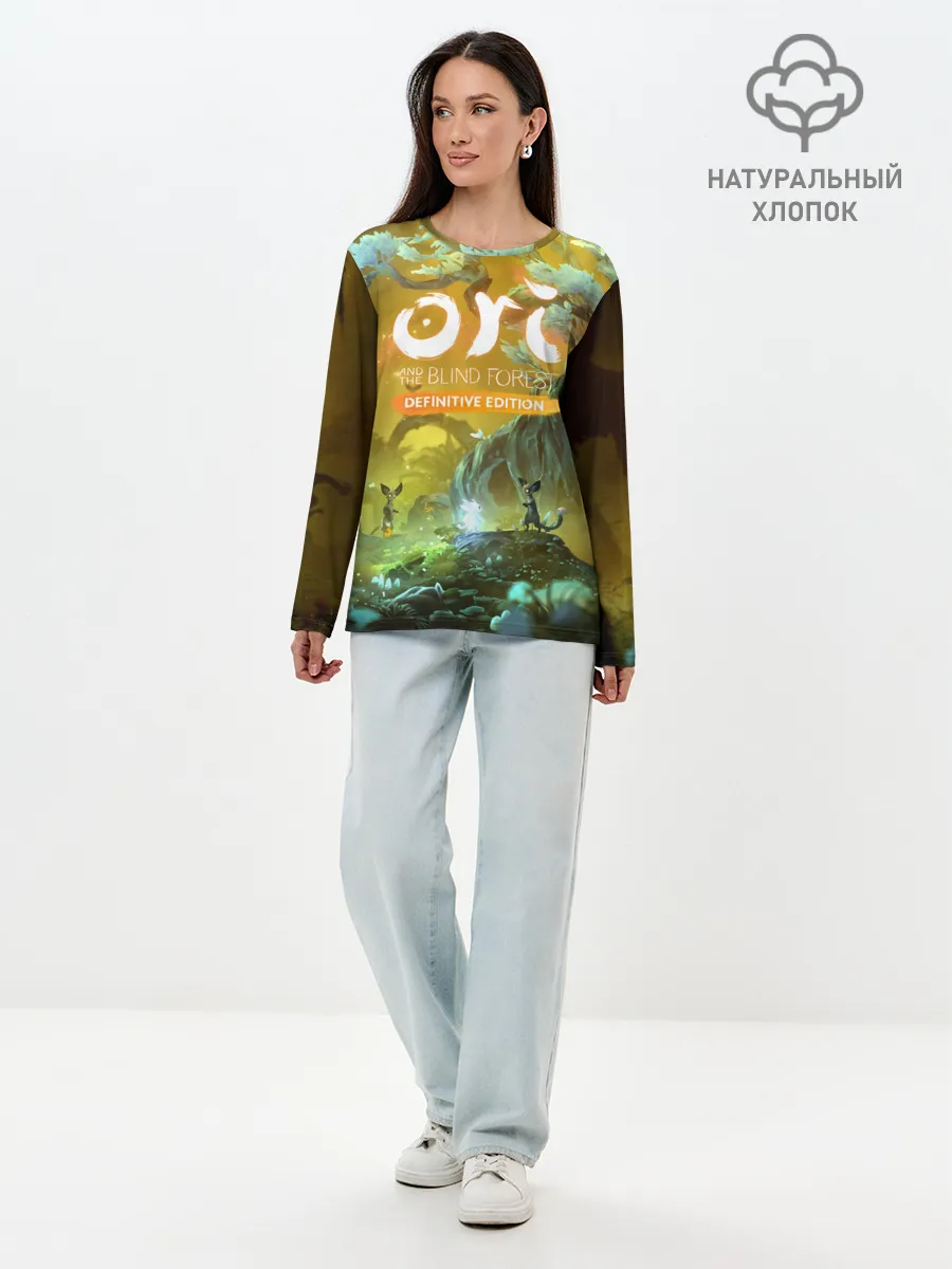 Лонгслив женский. Хлопок / Ori and the Will of the Wisps