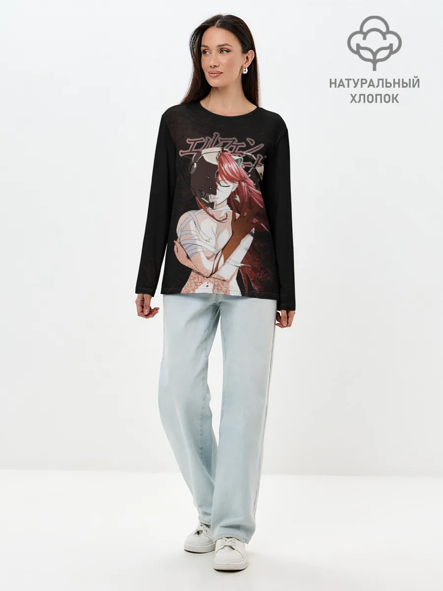 Лонгслив женский. Хлопок / Люси Эльфийская песнь