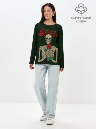 Лонгслив женский. Хлопок / Bullet For My Valentine