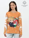 Лонгслив женский. Хлопок / Yachi Hitoka | Haikyu | Волейбол