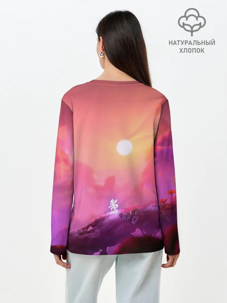 Лонгслив женский. Хлопок / Ori and the Will of the Wisps