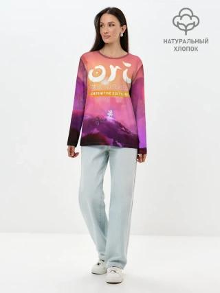 Лонгслив женский. Хлопок / Ori and the Will of the Wisps